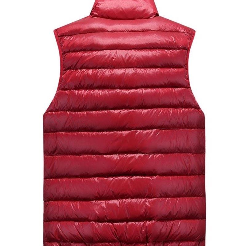 Large Size Down Vest Men's and Women's White Duck Down Loose Plus Fertilizer To Increase Short Coat