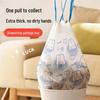 Blue Heart Rabbit Cartoon Drawstring Garbage Bags - Kitchen-Friendly, Portable, Thickened Design