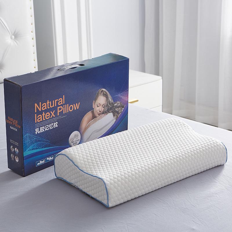 Space Memory Wave Pillow - Diamond Grid Neck Protection, Slow Rebound, Ideal for Gifts