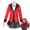 In-Stock Kakegurui Snake Eater Yumeko Cosplay Costume Set Unisex School Uniform