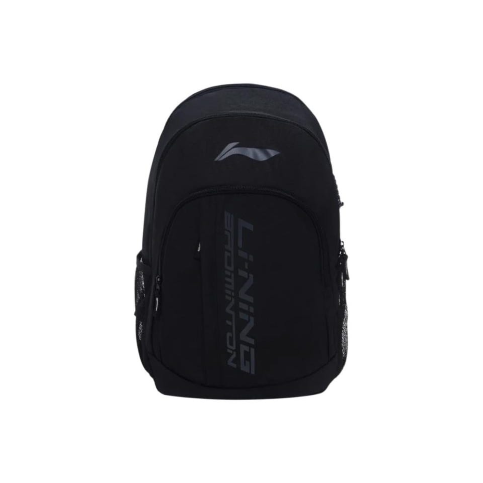 Li Ning Polyester Backpack Regular Unisex Black ABSS275-4