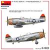 Miniart scale American Thunderbolt Advanced Kit Plastic Model Kit MA48029 1/48 P-47D-30RA