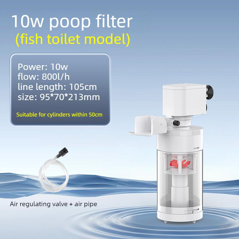 

Fish Tank with Built-in Filter Oxygenation and Wave Making Fish Tanks Feces Collection Separator Multiple Filtering Pet Supplies