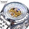 Men's Fashion Casual Hollowed-out Large Dial Mechanical Watch Automatic Mechanical Watch S1151-3-A