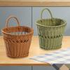 Woven Hanging Wall Basket Decoration Storage Organizer Fruit Vegetable Holder Wall Mounted Storage Basket for Bedroom Garden