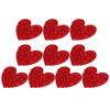 10PCS Hrt Shaped Rhinestones Applique 4cm Hot Fix Rhinestones Clothing Accessories Shoes Decoration
