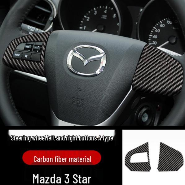 Mazda3 Xingcheng Carbon Fiber Interior Trim for Center Console & Window Lift