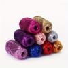 Imitation Leather Cloth Yarn  Multi-Color Segment Dyed Jewelry Accessory Yarn  Total 600g