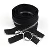 Platinum No. 5 Metal Zipper with Pull Tab & Round Ring for Jackets
