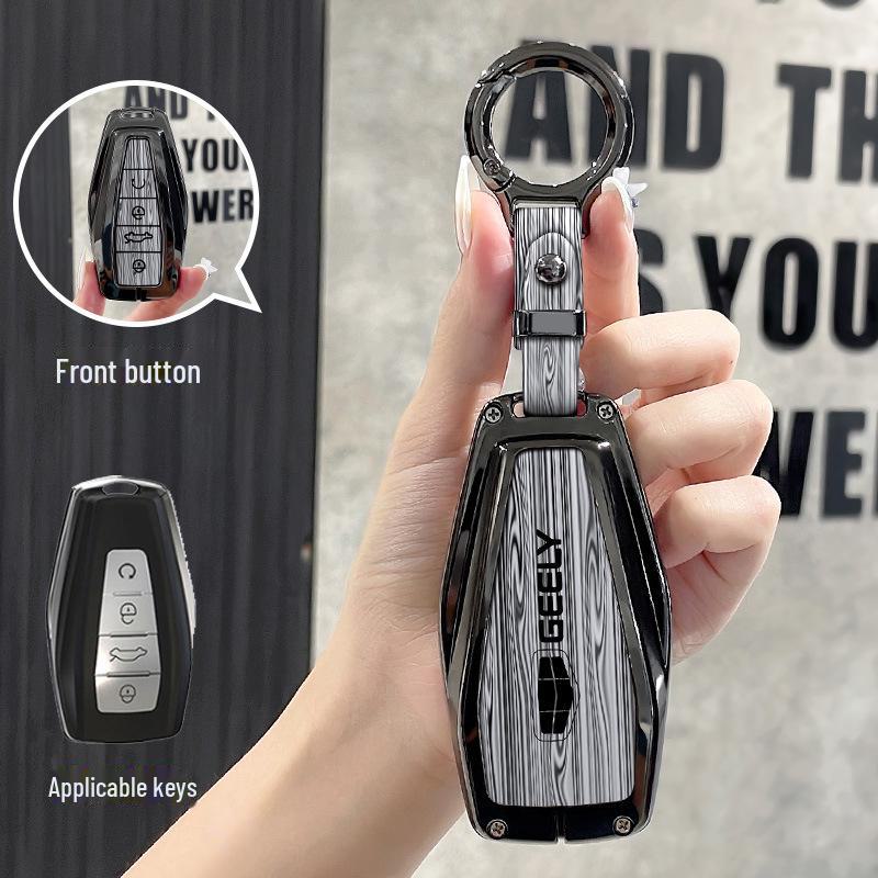 Geely Car Key Cover: Compatible with Emgrand, Boyue, Star X6, Yue, Rui, Binrui, Binyue, Borui, and GL models.