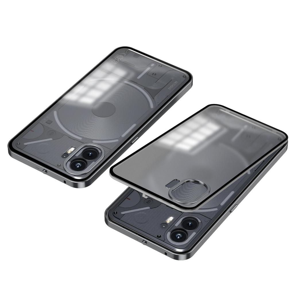Applicable To Nothing phone1A Elastic Buckle Mobile Phone Case Metal Single-sided PC Goggles 1A Anti-drop Protective Cover