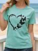 New Summer Short Sleeve Men's D Letter Halloween Theme Digital Printing T-Shirt Men