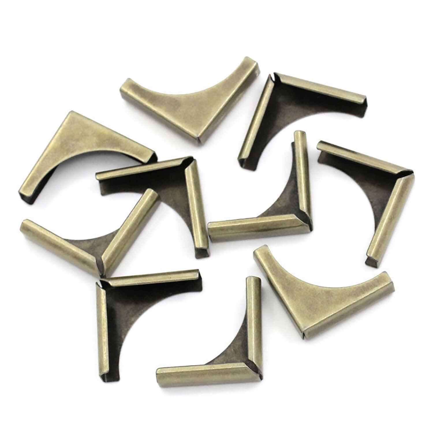 

30 шт. Защитные уголки для книжных рамок, скрапбукинговые альбомы, декоративные уголки #7 - 28x20x5.6mm