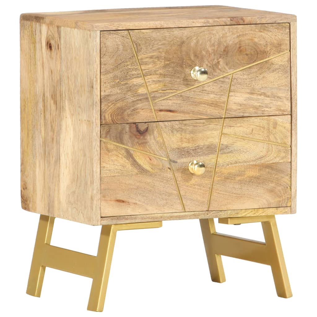 Nightstand 40 x 30 x 50 cm Solid Mango Wood