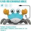Crawling Crab Toys for Babys Rechargeable Crab Run Away with Music Led Light Up Toddler Gifts Electric Induction Escape Toys