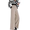 Petite High-Waist Straight-Leg Formal Trousers for Women