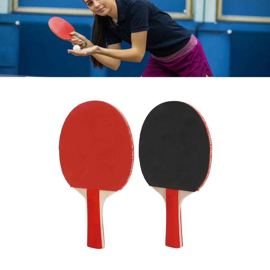 Přenosná sada stolního tenisu Rukojeť Handshake Ping Pong Kit se 2 pálkami 3 míčky pro každodenní zábavu