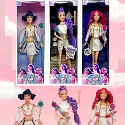 Kpop Demon Hunters Action Figure Toy Derpys Tiger Rumi Mira Zoey Sussy Theme Song Of Colorful Lights For Fans Christmas Gifts