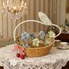 Easter Wicker Bunny Basket Storage Basket