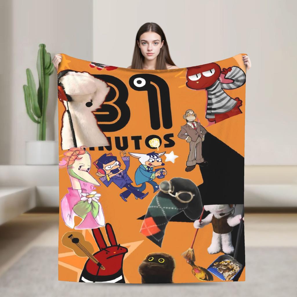 31 Minutos Comedy Blanket Multi-size Soft Fuzzy Plush  Throw Blankets for Couch Sofa and Bed
