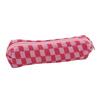 Knitted Checkerboard Pen Bag Large Capacity Portable Zipper Boys Girls Students Pencil Stationery Pouch Case School Supplies