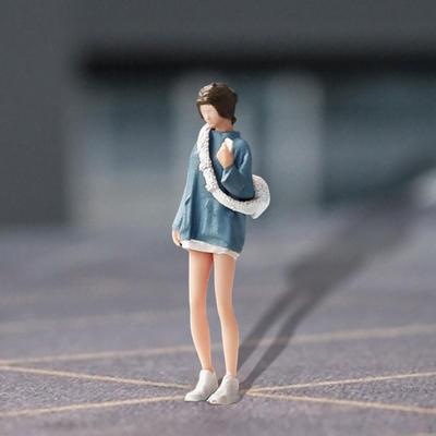 1:64 Model Figures Hand Painted Miniature Colorful Tiny People DIY Projects Accessories