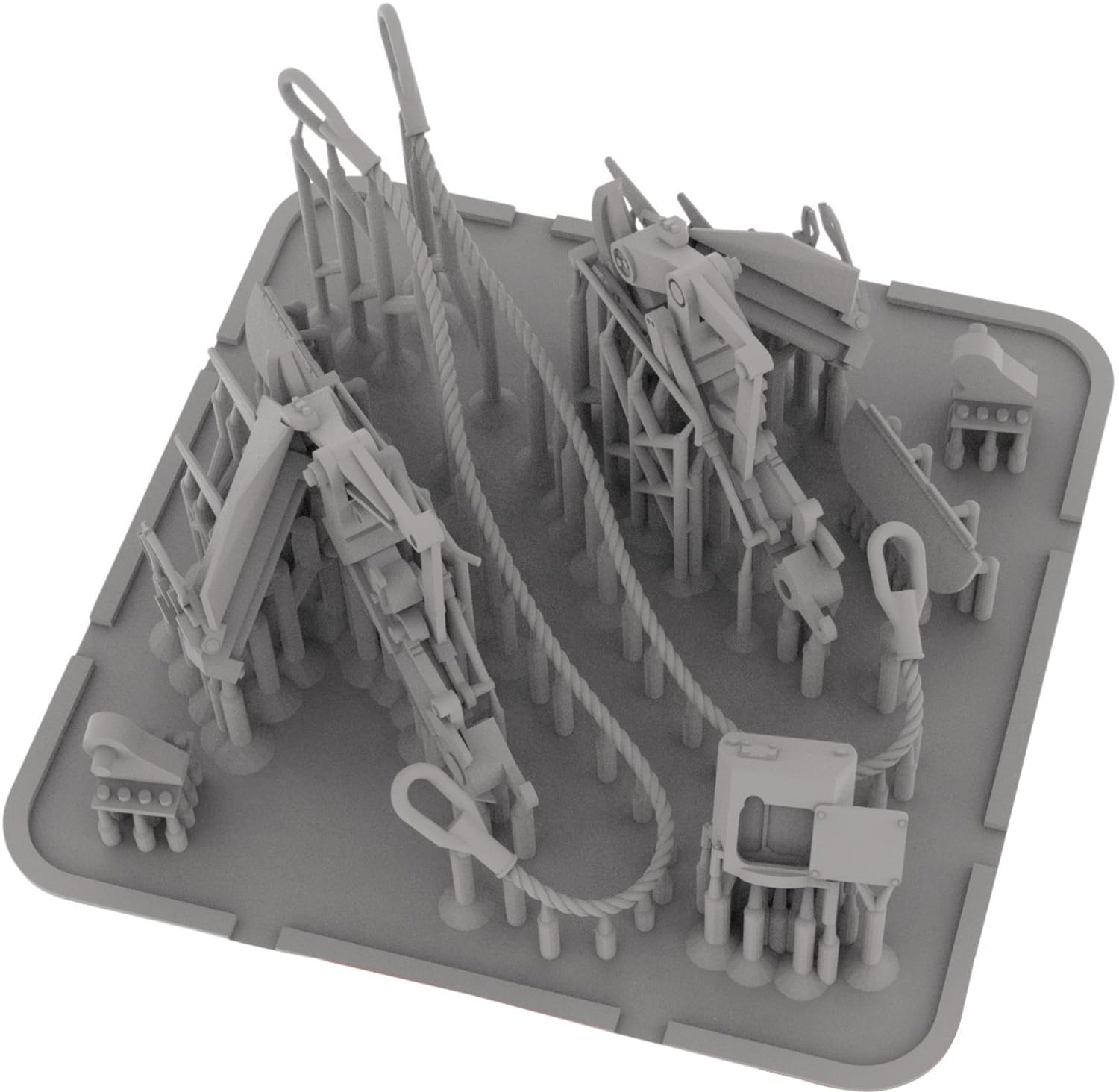 

ROKIT STUDIO 1/72 Scale KMT-8 Mine Clearance Device for T-72B3M (for Mong Models) Plastic Model Parts RKS720602 (Tank)