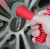 4PCS Car Recessed Lug Nut Wheel Cleaning Brush &Handle & Removable Insert Sponge