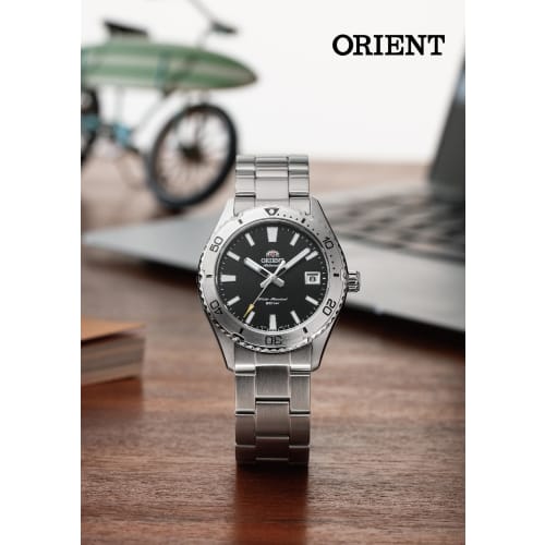 Orient Mako40 Mako40 Automatic Watch Mechanical Automatic Diver's Watch with Domestic Manufacturer's Warranty RN-AC0Q01B Men's Black