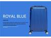 20-inch ABS Trolley Case with External Combination Lock - Zipper Suitcase, Three-Piece Set Luggage Bag in Stock