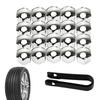 20 Pcs Tire Nut Caps Wheel Nut Covers Auto Tire Nut Caps - Cap