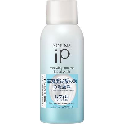 Kao Sofina Sofina Ip Sofina iP Renew Mousse Wash Refill 200g Facial Cleanser (Other) Wet Your Face. 2. Divide the Foam Into Two Pieces and