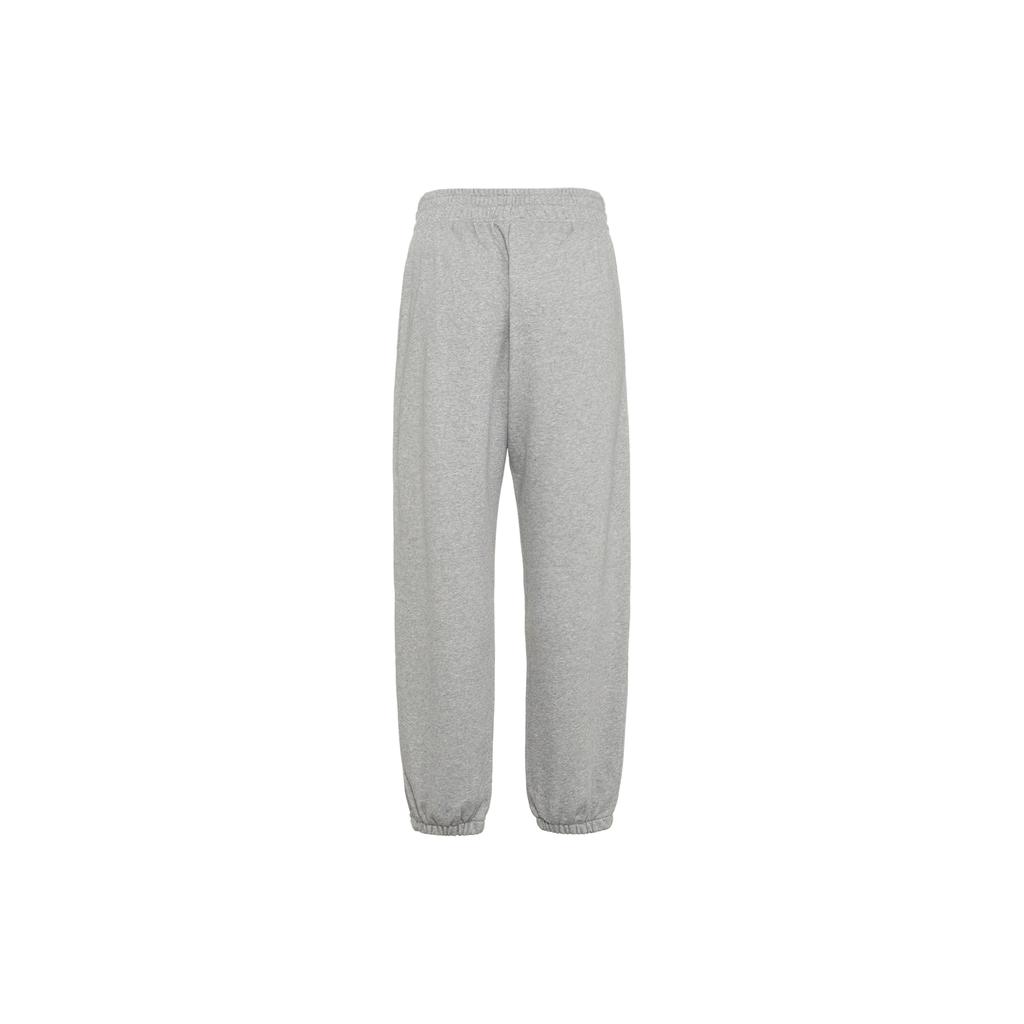 New Nike Women's Sportswear Collection Essential Fleece Trousers Dark Grey Heather/White BV4089-063