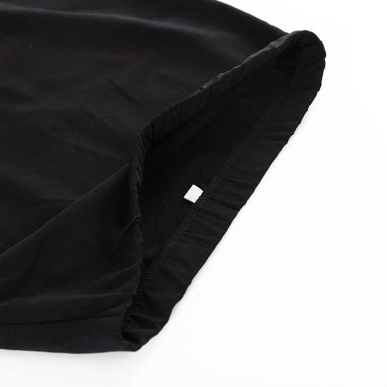 Dámská maxi sukně elastická s vysokým pasem boky zavinutá dlouhá sukně jednobarevná slim fit spodní sukně Oděvní doplňky