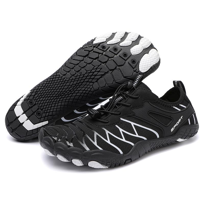 Quick Dry Beach Wading Sneakers Breathable Unisex Aquatic Sports Shoes Non-slip Water Shoes for Surfing Diving Canyoning