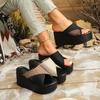Slippers Women Platform Sandals Temu Wedge Simple Women's Shoes