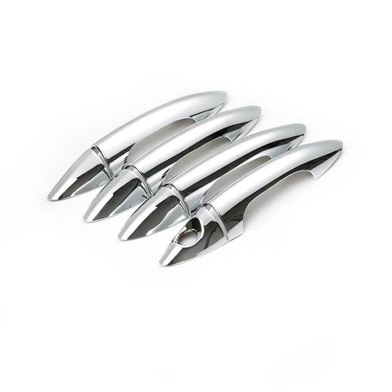 For Hyundai Solaris Verna Ix25 Accent Grand Avega 2010 2011 2012 2013 2014 2015 New Chrome Car Door Handle Cover Trim Sticker