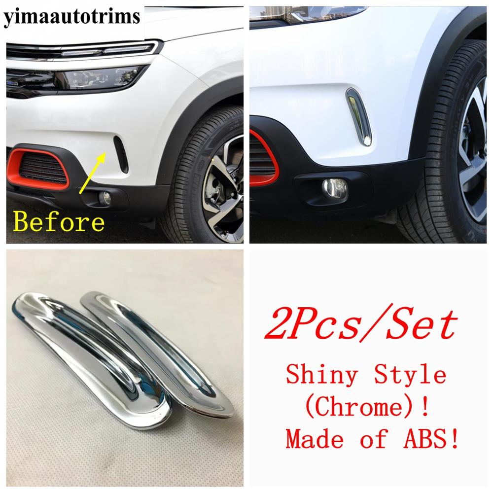 Хромированная Накладка на Передний / Задний Бампер, Накладка на Противотуманную Фару, Накладка на Фару, Накладка на Бампер, Декоративная Накладка Для Citroen C5 Aircross 2018 - 2024 Аксессуары Model A