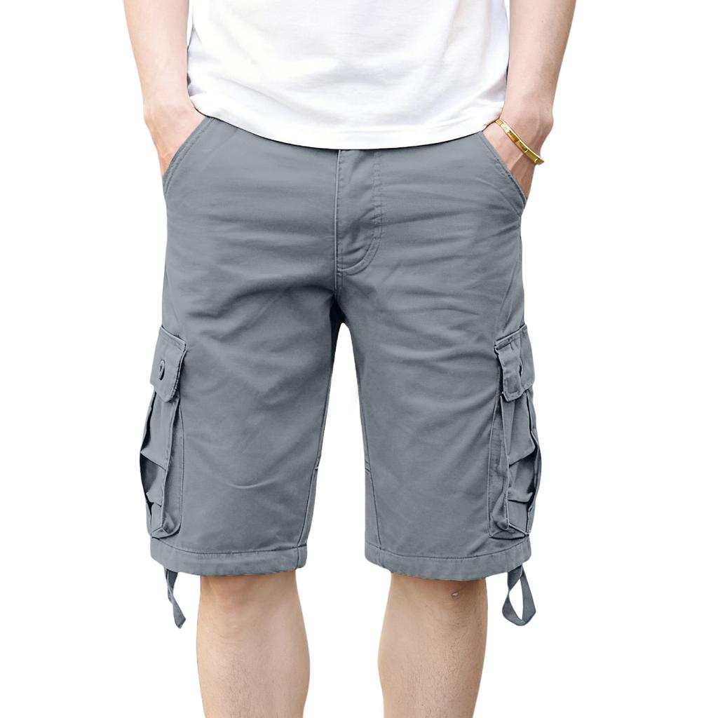Men's Casual Workwear Multi-Pocket Shorts