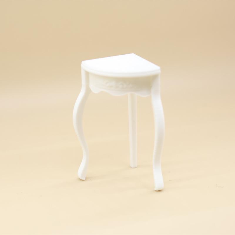 1Pcs Doll House Accessories 1:12 Dollhouse Miniature Retro Small Edge Several Mini Tea Table Furniture Home Model Decor Toy