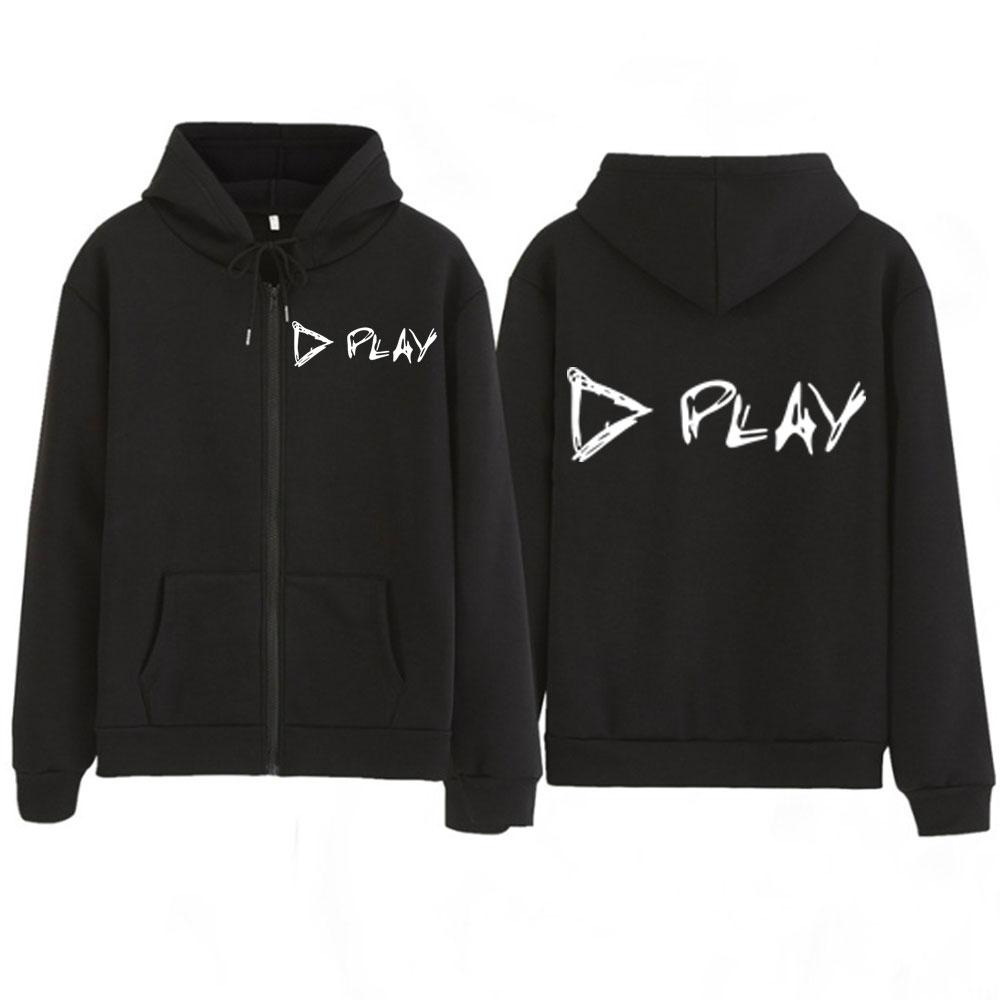 Men's Tracksuit Ed Sheeran Play Tour Merch SweatshirT Couple Clothes Zip Up Clothing Black Hoodies Sweatshirt