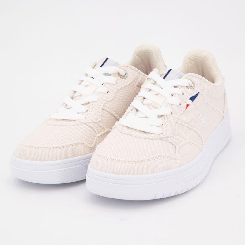 Baskets toile kosmo semelle blanche Femme US POLO