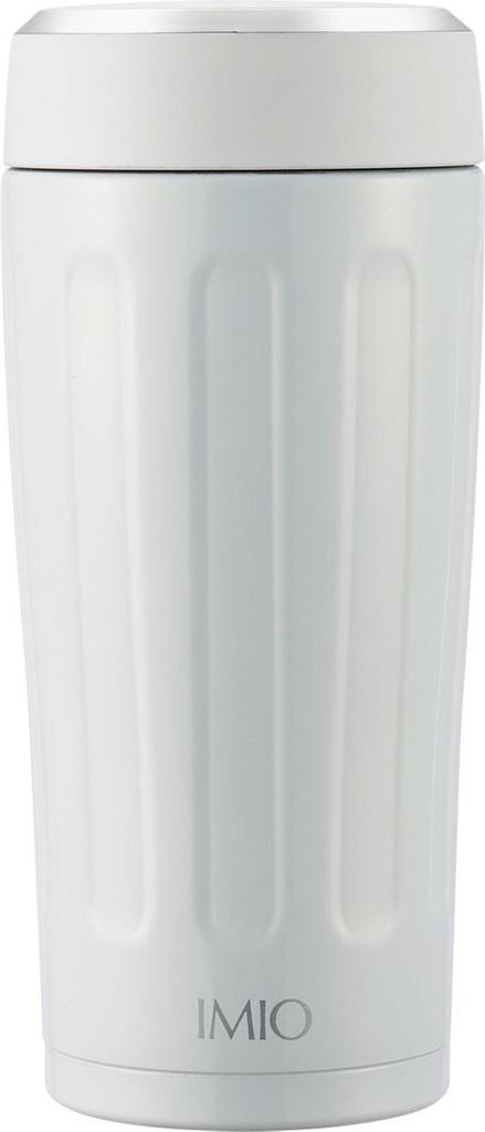 Wahei Freiz Water Bottle Tumbler 360ml White Vacuum Insulated Bottle Keeps Drinks Hot or Cold, Personal Bottle for Adults, with Lid, IM-0001