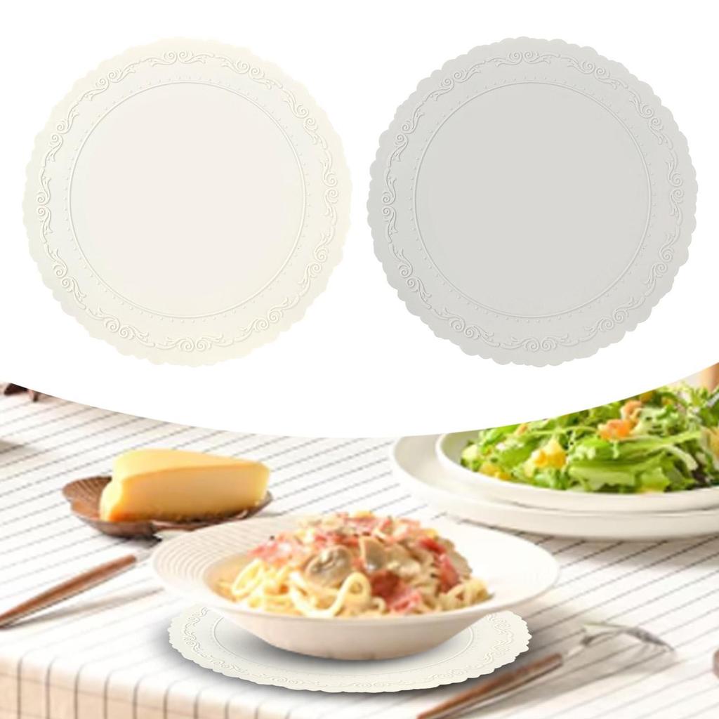 Silicone Placemat Heat Resistant Anti Skid Anti Scratch Easy To Clean for Hotel Restaurants Home Conference Tables Parties