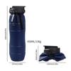 Collapsible Water Bottle Leakproof Seal Travel Water Bottle BPA Free Straw Bottle  Cycling