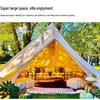 Double Outdoor Yurt Tent: Sunshade Canopy, All-Weather Camping Tent, Full Set for Overnight Use