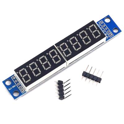 MAX7219 CWG 8-stellige Digitalröhren-Anzeigesteuermodul Rot Drei IO für Arduino