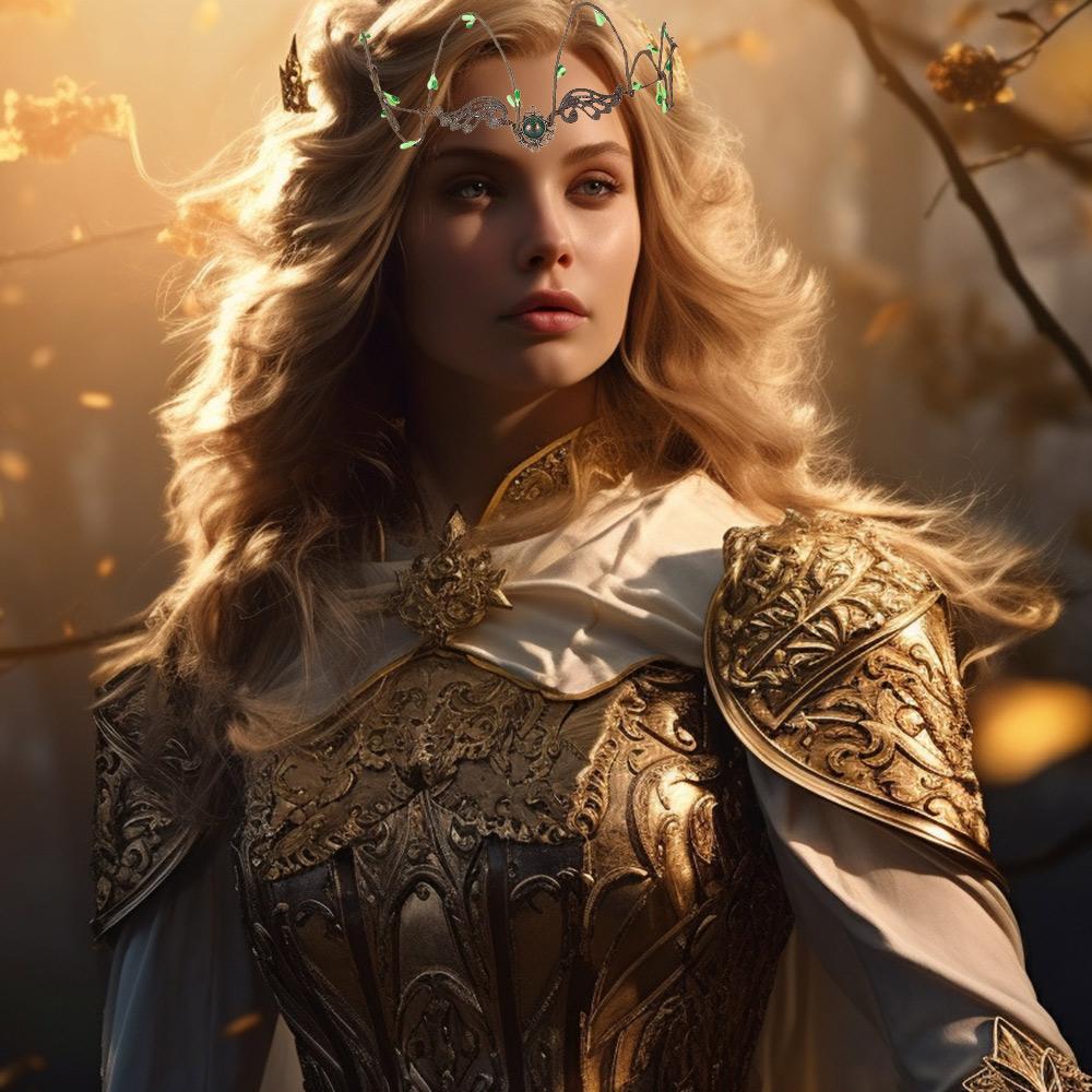 Vine Design Elven Crown Bridal Style Gothic Headband New Woodland Crown