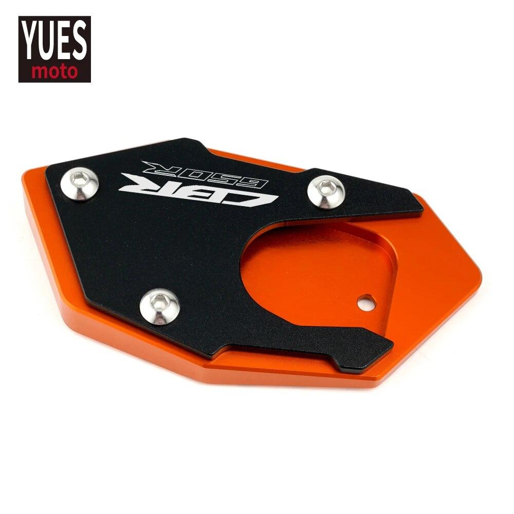 Motorcycle Accessorie CNC Aluminum Side Stand Pad Enlargement Plate Kickstand Extension for HONDA CBR650R CB650R