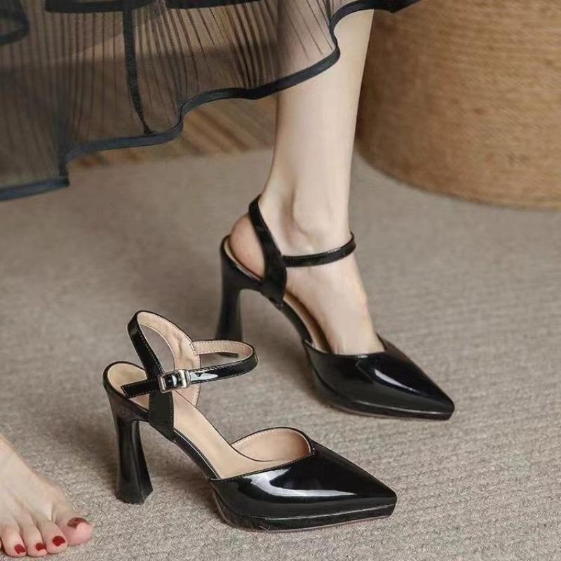 Fashion 2025 New Naked Platform High Heels Shoes Women Pointed Toe Sneakers Summer Trend Elegant Dress Chunky Shallow Pumps